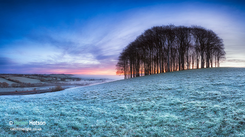 Frosty English Landscape