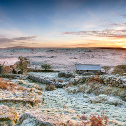 Winter Sunrise on Bodmin Moor